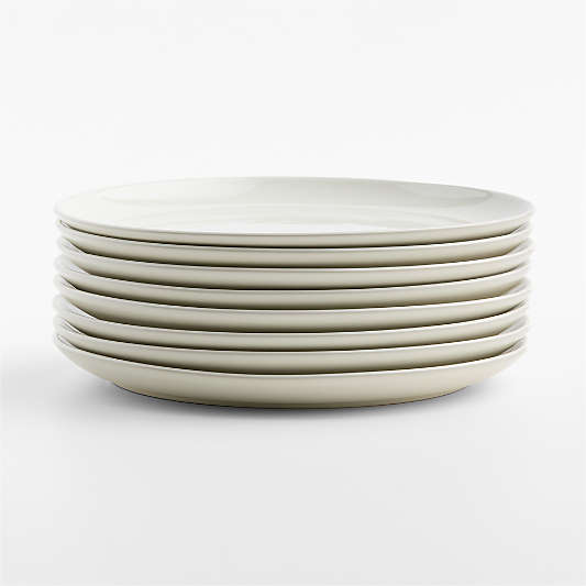 Hudson Natural Stoneware Dinner Plates, Set of 8