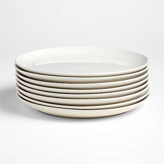 Hudson Natural Stoneware Dinner Plates, Set of 8