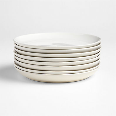 View Hudson Natural Stoneware Salad Plates, Set of 8 details