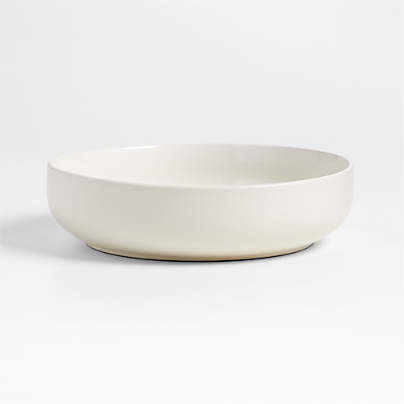 Hudson Natural Stoneware Low Bowl