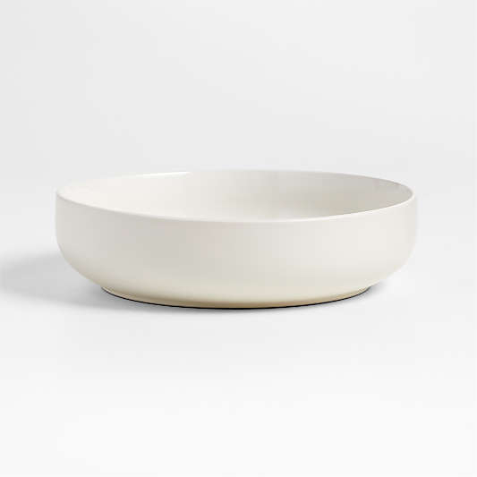 Hudson Natural Stoneware Low Bowl