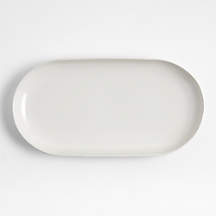 Hudson Natural Stoneware Platter | Crate & Barrel