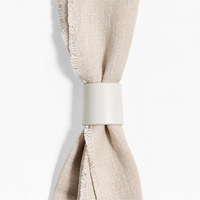 View Hudson Natural Stoneware Napkin Ring details