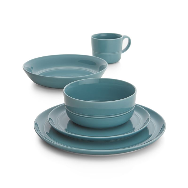 Hue Blue Low Bowls, Set of 4 - image 6 of 10