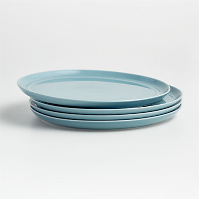 View Hue Blue Dinner Plates, Set of 4 details