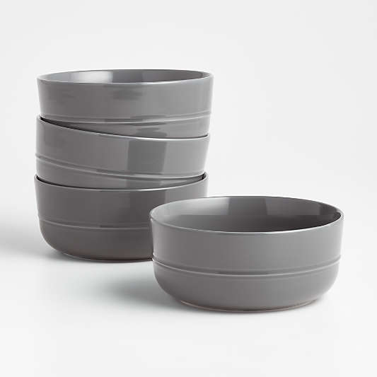 Hue Dark Grey Bowls, Set of 4