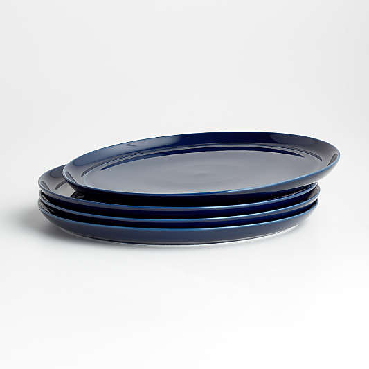 Hue Navy Blue Dinner Plates, Set of 4