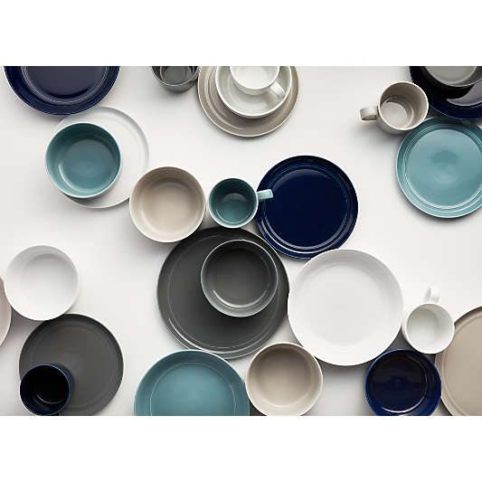 Hue Dark Grey Low Bowls, Set of 4