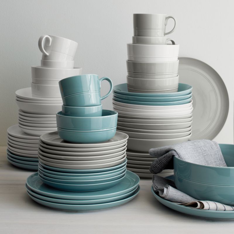 Hue White Salad Plates, Set of 4