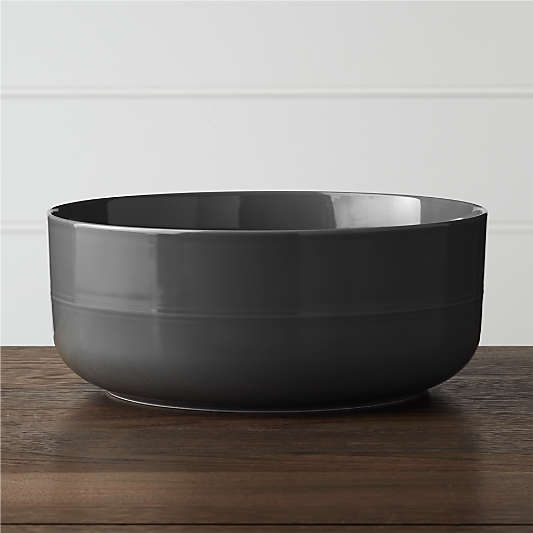 Hue Dark Grey Serving Bowl