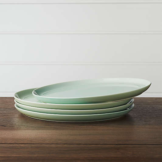 Set of 4 Hue Green Dinner Plates