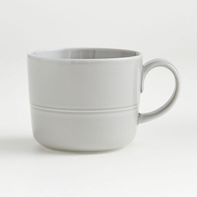 View Hue 12-oz. Light Grey Mug details