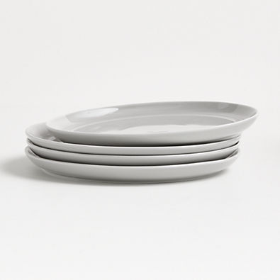 View Hue Light Grey Salad Plates, Set of 4 details