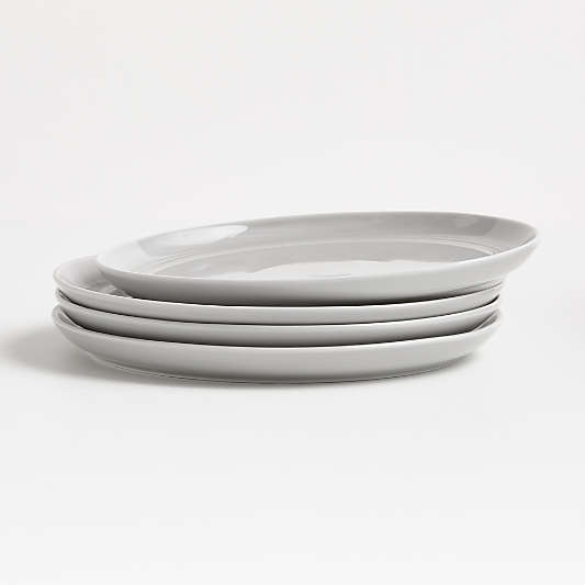 Hue Light Grey Salad Plates, Set of 4