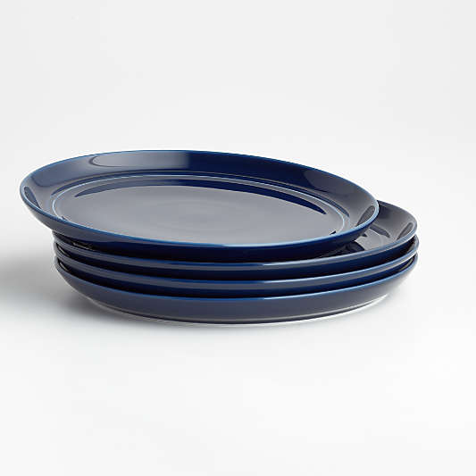 Hue Navy Blue Salad Plates, Set of 4