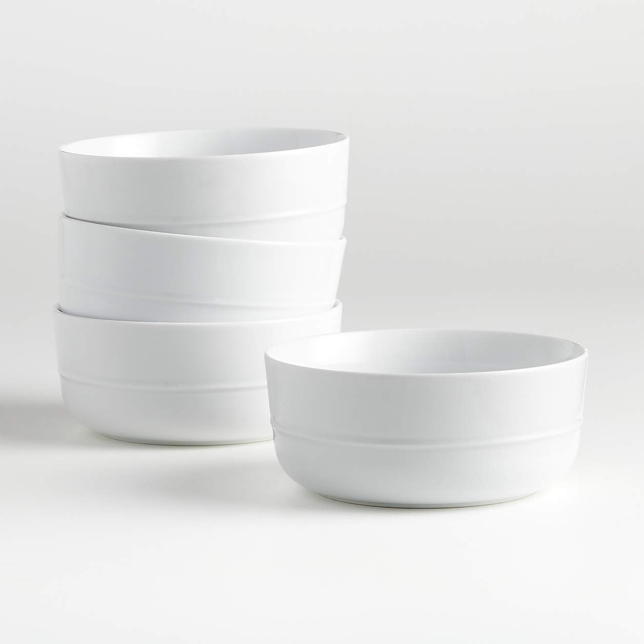 Hue Light Grey Bowls, Set of 4