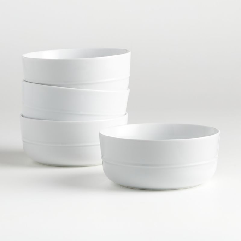 Hue White Serving Bowl