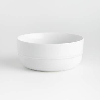 Hue White Cereal Bowl