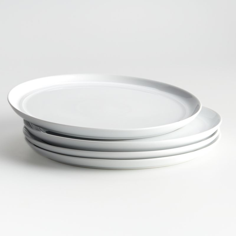 Hue White Dinner Plates, Set of 4 + Reviews | Crate & Barrel Canada