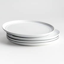 Hue White Dinner Plates, Set of 4 + Reviews | Crate & Barrel