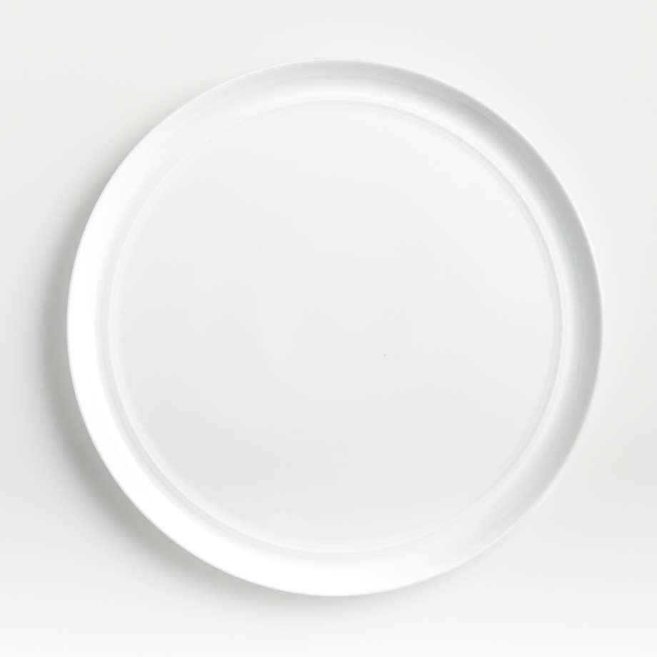 Hue White Dinner Plate + Reviews | Crate & Barrel