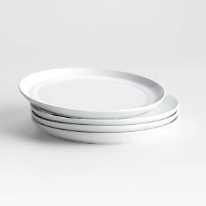 Set of four plates Small ceramic plates