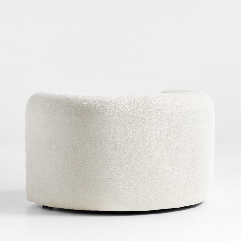 Hugger Curved Boucle Chair and a Half by Leanne Ford - image 7 of 8