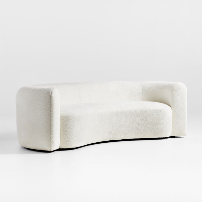 Hugger Curved Boucle Sofa by Leanne Ford - image 9 of 12