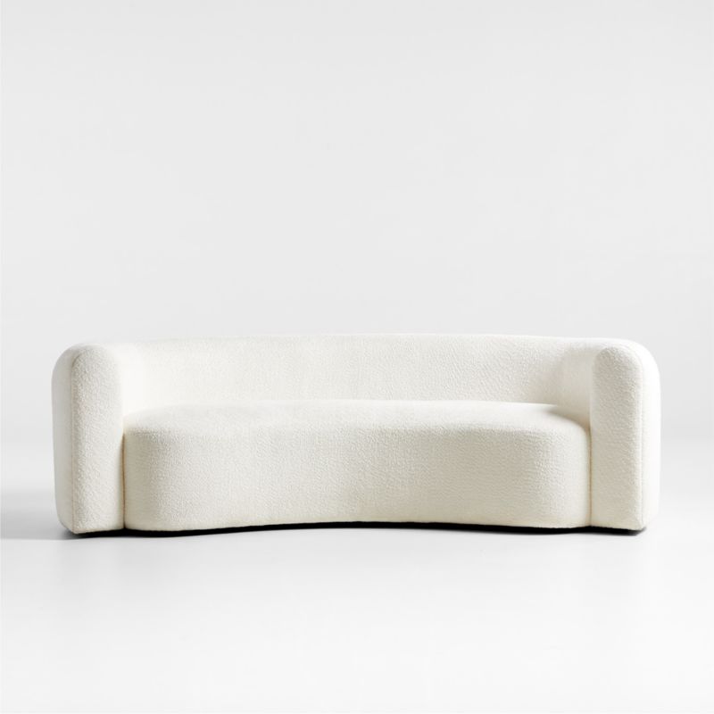 Pebble White Concrete 59" Oval Indoor/Outdoor Coffee Table by Leanne Ford