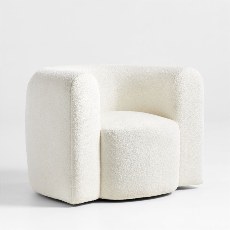 Hugger Curved Swivel Accent Chair by Leanne Ford - image 3 of 12