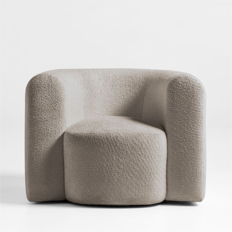 Hugger Curved Swivel Accent Chair by Leanne Ford - image 1 of 12