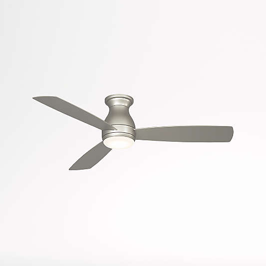 Fanimation Hugh 52 Brushed Nickel Indoor/Outdoor Ceiling Fan with LED Light