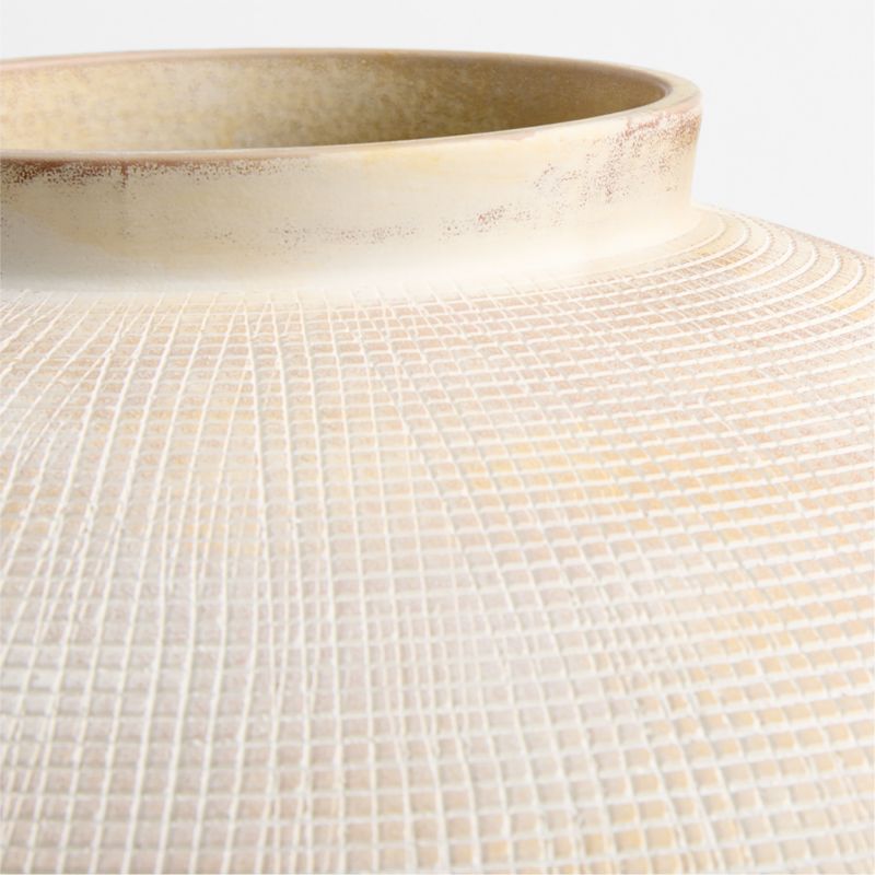 Hawthorne Large Weather White Vase 17" - image 3 of 5