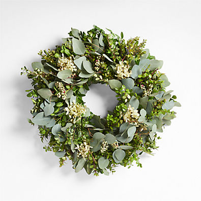 View Live Hydrangea Berry Wreath 18" details