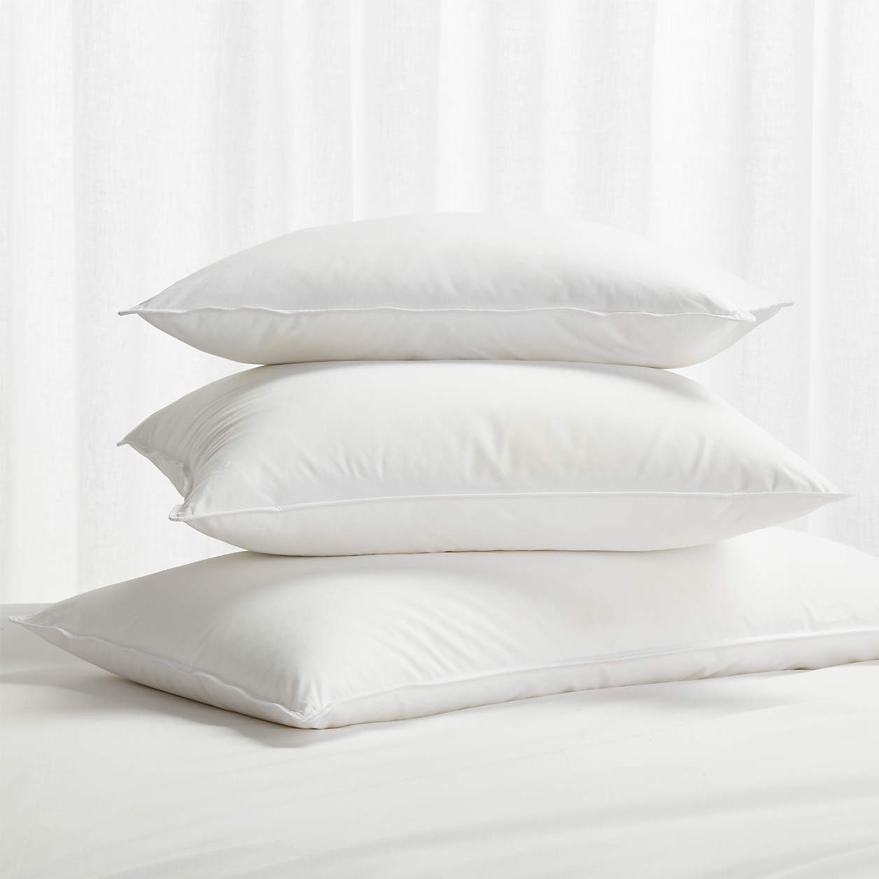 Hypoallergenic Medium Bed Pillows Crate & Barrel