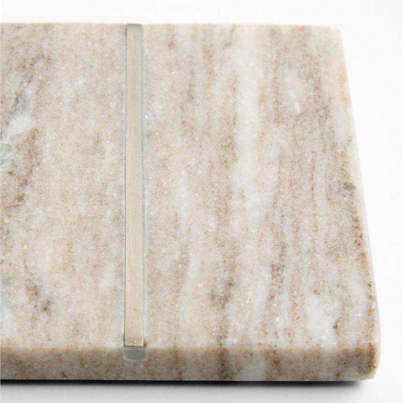 Tuscan Kitchen Marble "I" Monogram Coasters, Set of 4 - image 2 of 4