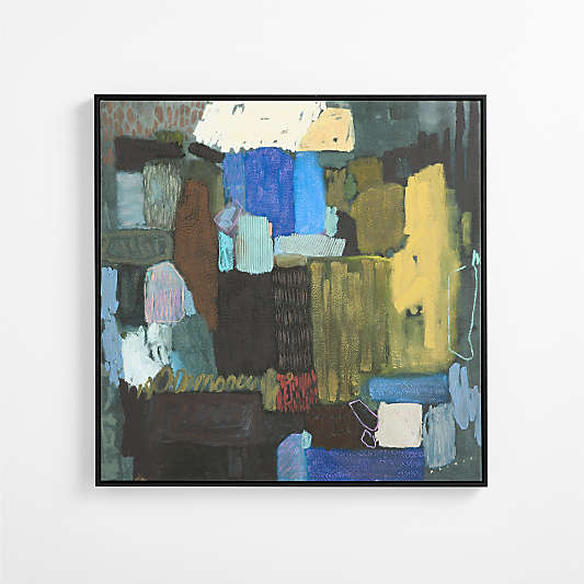 "I Wish I Didn't Have To Go" by Maggie Macdonald 41.5" x 41.5" Framed Wall Art Print