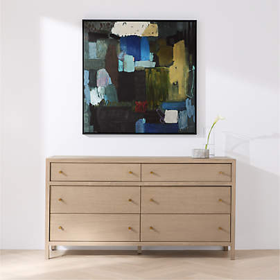 "I Wish I Didn't Have To Go" by Maggie Macdonald 41.5" x 41.5" Framed Wall Art Print