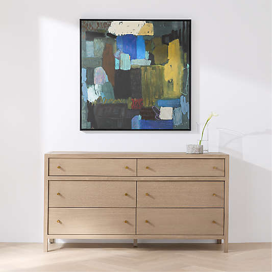 "I Wish I Didn't Have To Go" by Maggie Macdonald 41.5" x 41.5" Framed Wall Art Print