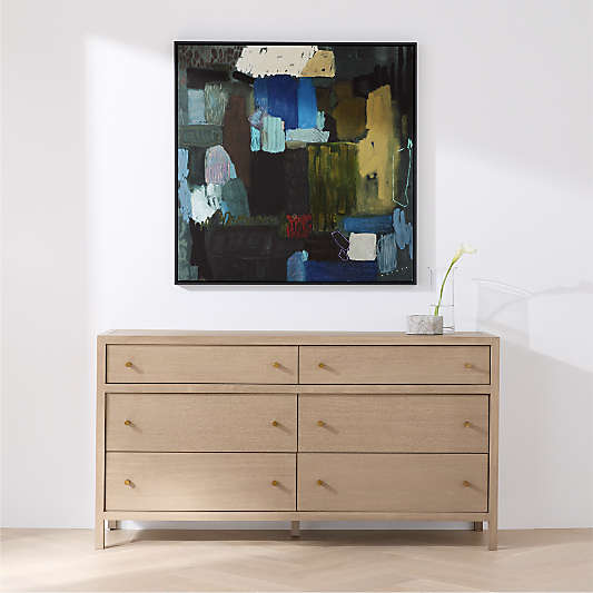 "I Wish I Didn't Have To Go" by Maggie Macdonald 41.5" x 41.5" Framed Wall Art Print