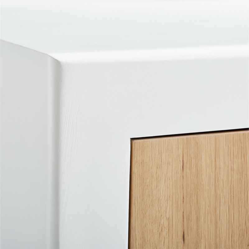 Ibiza Oak and Plaster 78" Credenza - image 6 of 12