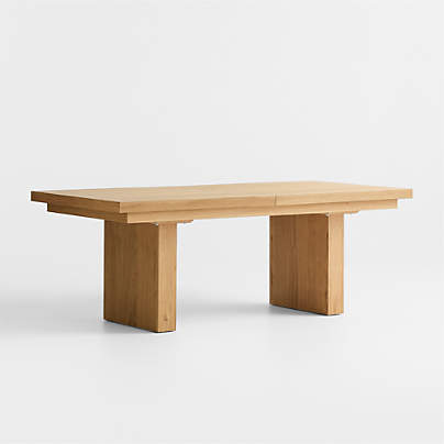 Ibiza 84"-103" Oak Wood 4-Way Extendable Dining Table