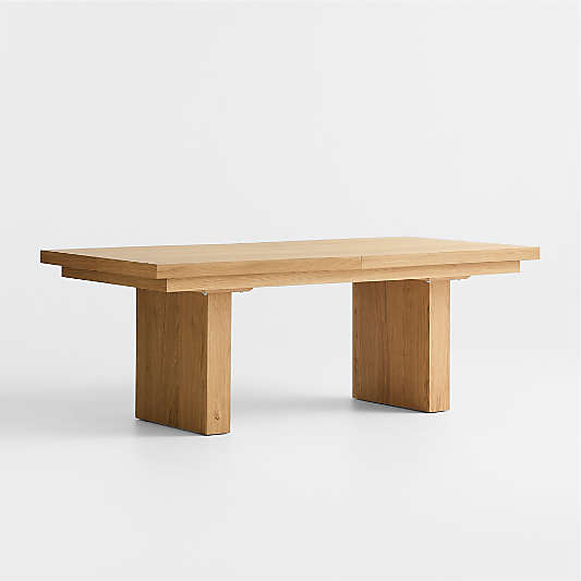 Ibiza 84"-103" Oak Wood 4-Way Extendable Dining Table