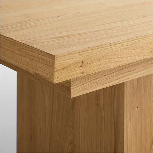 Ibiza 84"-103" Oak Wood 4-Way Extendable Dining