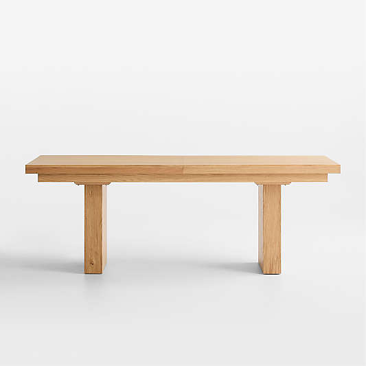 Ibiza 84"-103" Oak Wood 4-Way Extendable Dining Table