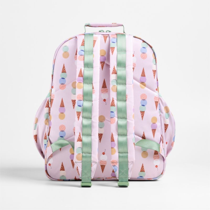 Ice Cream Cone Large Kids Backpack with Side Pockets - image 5 of 13