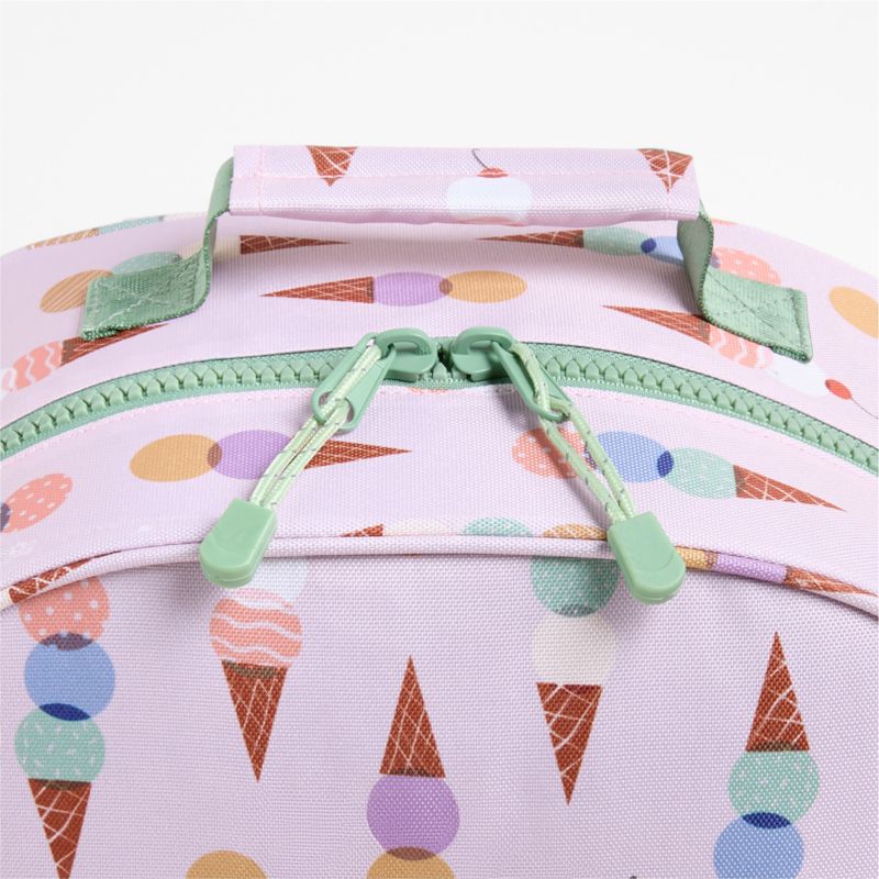 Ice Cream Cone Large Kids Backpack with Side Pockets - image 6 of 13