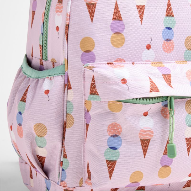 Ice Cream Cone Medium Kids Backpack with Side Pockets - image 7 of 13