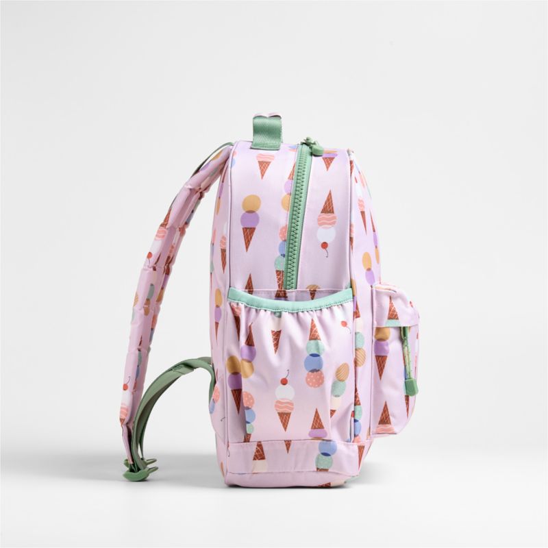 Ice Cream Cone Medium Kids Backpack with Side Pockets - image 4 of 13