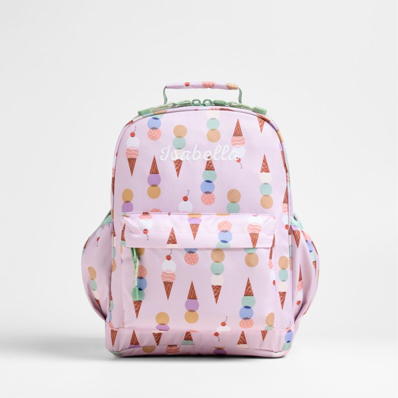 Ice Cream Cone Medium Kids Backpack with Side Pockets - image 0 of 13